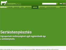 Tablet Screenshot of claessens-group.eu
